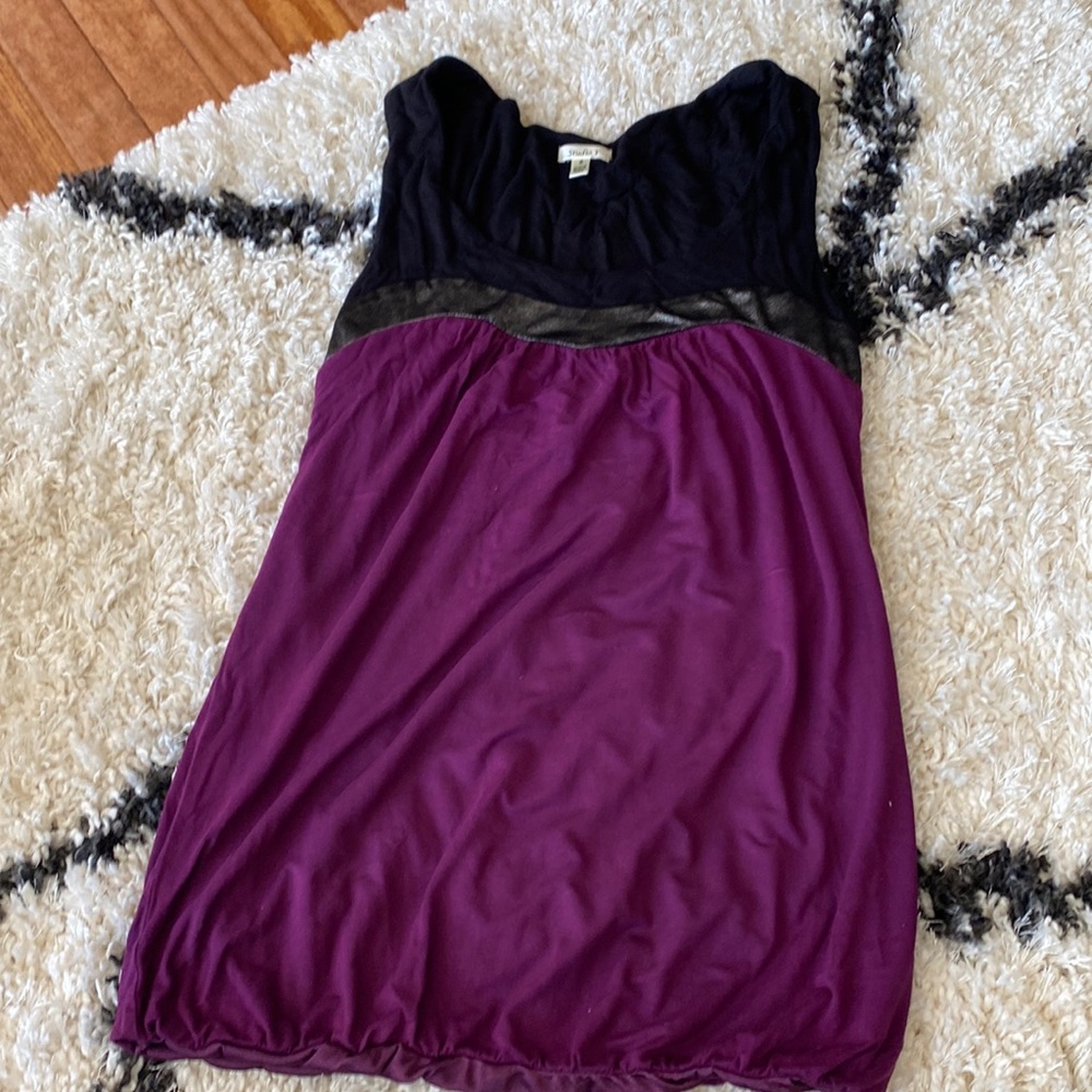 Purple sleeveless top size small